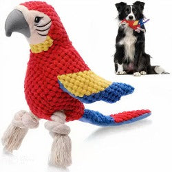 Bird Shape Dog Plush Toys Squeaky Interactive Stuffed Dog Toy